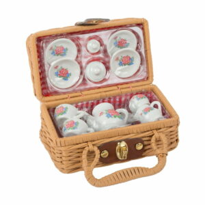 14-dielny detský porcelánový set s kufríkom Legler Coffee Legler