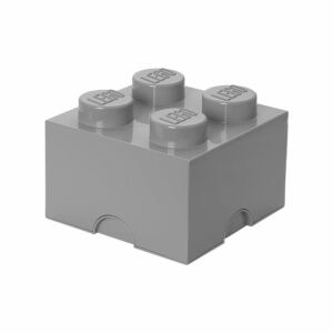Sivý úložný box štvorec LEGO® LEGO®