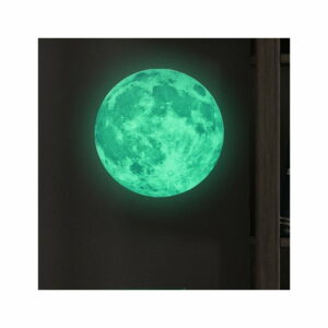 Nástenná svietiaca detská samolepka Ambiance Real Moon