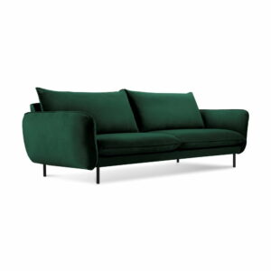 Zelená zamatová pohovka Cosmopolitan Design Vienna