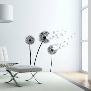 Sada samolepiek na stenu Ambiance Flying Dandelions Ambiance