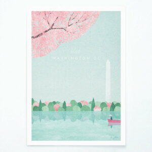 Plagát Travelposter Washington D.C.