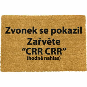 Rohožka z prírodného kokosového vlákna Artsy Doormats Crr!