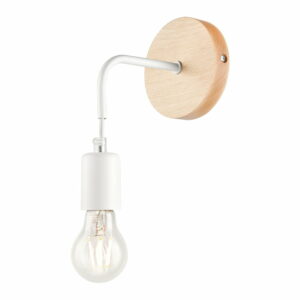 Biela nástenná lampa Lamkur Orazio LAMKUR