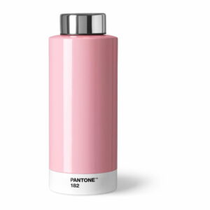 Svetloružová fľaša z antikoro ocele Pantone