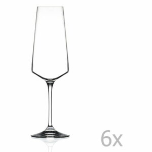 Sada 6 pohárov na sekt RCR Cristalleria Italiana Alessa RCR Cristalleria Italiana