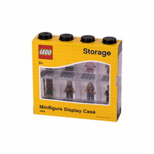 Čierno-biela zberateľská skrinka na 8 minifigúrok LEGO LEGO®
