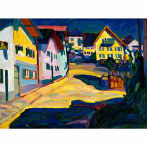 Reprodukcia obrazu Vasilij Kandinskij - Castle Grave Street