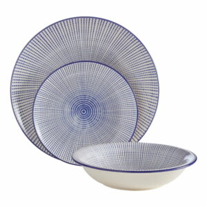 12-dielna sada tanierov z kameniny Premier Housewares Maya Premier Housewares