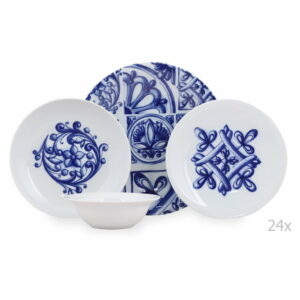 24-dielna sada porcelánového riadu Kutahya Manilla Kütahya Porselen
