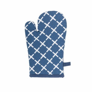 Modrá bavlnená chňapka Tiseco Home Studio Cross Tiseco Home Studio