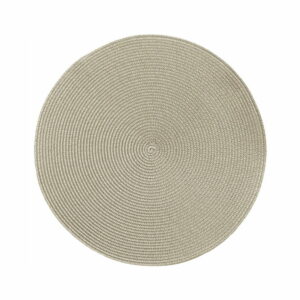 Béžové guľaté prestieranie Tiseco Home Studio Round Chambray