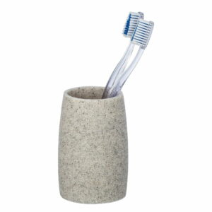 Svetlosivý keramický téglik na kefky Wenko Goa Wenko
