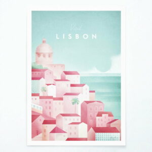 Plagát Travelposter Lisbon