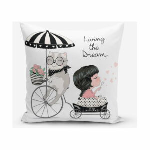 Obliečka na vankúš s prímesou bavlny Minimalist Cushion Covers Living Dream