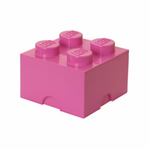 Ružový úložný box štvorec LEGO® LEGO®