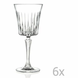 Sada 6 pohárov na sekt RCR Cristalleria Italiana Coco