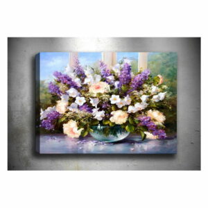Obraz Tablo Center Purple Flowers