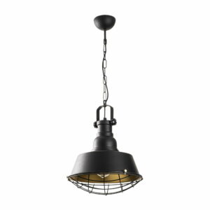 Čierne kovové závesné svietidlo Opviq lights Soultana Opviq lights