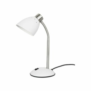 Biela stolová lampa Leitmotiv Dorm Leitmotiv