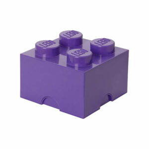 Fialový úložný box štvorec LEGO® LEGO®