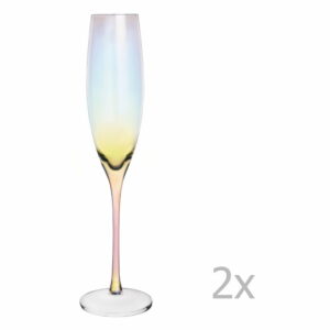 Sada 2 pohárov na sekt Orion Luster