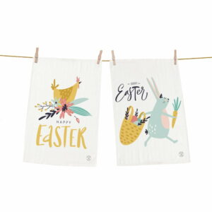 Set 2 kusov utierok Butter Kings z bavlny Easter Harvest