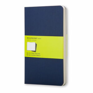 Sada 3 tmavomodrých zápisníkov Moleskine