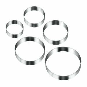 Sada 5 vykrajovadiel v tvare kruhu Metaltex Cookie Cutters Metaltex