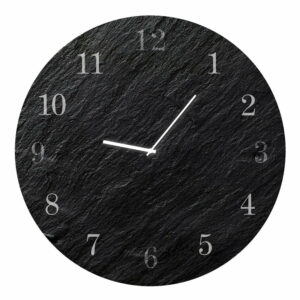 Nástenné hodiny Styler Glassclock Carbon