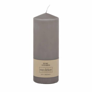 Sivá sviečka Baltic Candles Eco Top