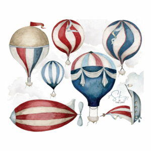 Sada nástenných samolepiek Dekornik Sky