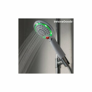 LED sprchová hlavica so senzorom a ukazovateľom teploty InnovaGoods InnovaGoods