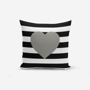 Obliečky na vaknúš s prímesou bavlny Minimalist Cushion Covers Striped Grey
