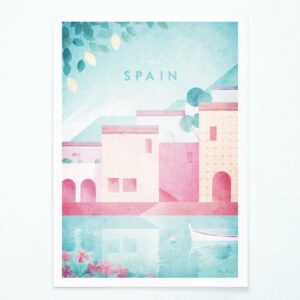Plagát Travelposter Spain