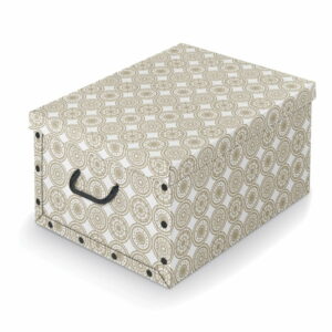 Béžový úložný box Domopak Ella Domopak