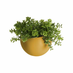 Matne okrovožltý nástenný keramický kvetináč PT LIVING Globe PT LIVING