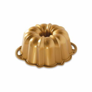 Forma na bábovku v zlatej farbe Nordic Ware Anniversary