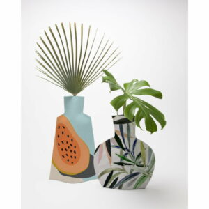 Sada 2 textilných váz na kvety Really Nice Things Tropical Really Nice Things