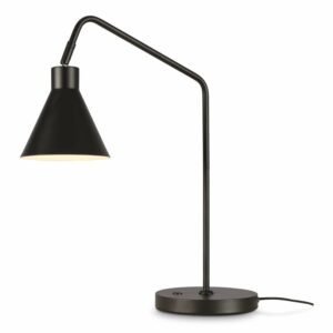 Čierna stolová lampa Citylights Lyon