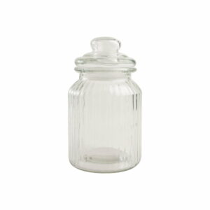 Sklenená dóza T&G Woodware Ribbed