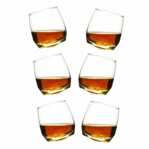 Sada 6 hojdajúcich sa pohárov na whisky Sagaform Sagaform