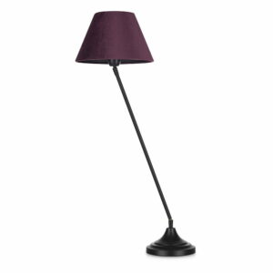 Čierno-fialová stolová lampa Markslöjd Garda Markslöjd