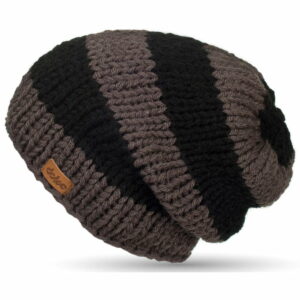 Ručne pletená čapica DOKE Stripes Beanie DOKE