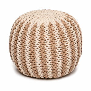 Pruhovaný sedací puf loomi.design loomi.design