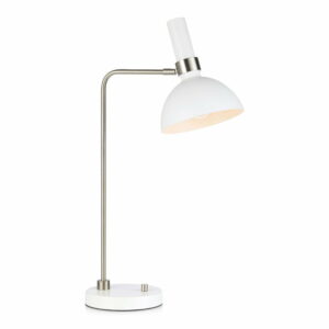 Biela stolová lampa Markslöjd Larry Markslöjd