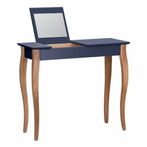 Grafitovosivý toaletný stolík so zrkadlom Ragaba Dressing Table