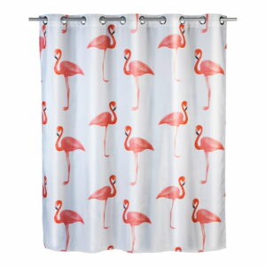 Sprchový záves s protiplesňovou povrchovou úpravou Wenko Flamingo