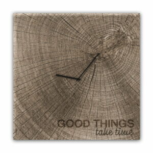 Nástenné hodiny Styler Glassclock Good Times