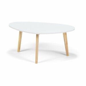 Biely konferenčný stolík loomi.design Skandinavian